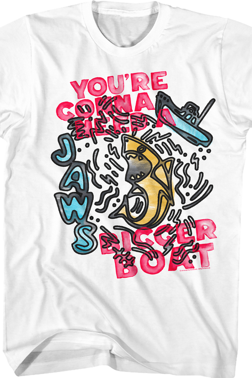Bigger Sketch Jaws T-Shirt