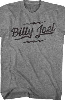Lightning Bolt Logo Billy Joel T-Shirt
