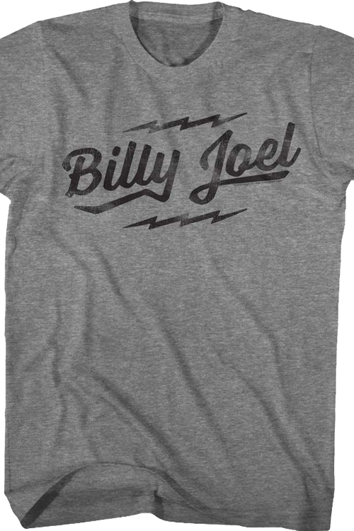 Lightning Bolt Logo Billy Joel T-Shirt
