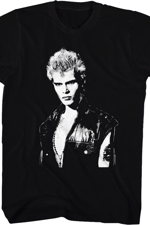 Black and White Billy Idol T-Shirt