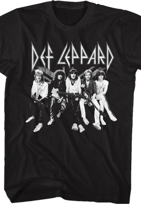 Black and White Def Leppard T-Shirt