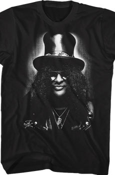 Black And White Image Slash T-Shirt