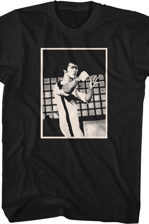 Black And White Jun Fan Gung Fu Bruce Lee T-Shirt