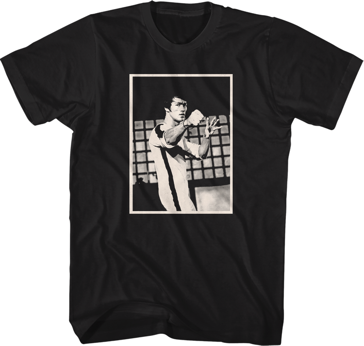 Black And White Jun Fan Gung Fu Bruce Lee T-Shirt