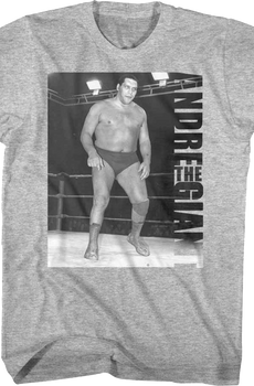Black And White Photo Andre The Giant T-Shirt