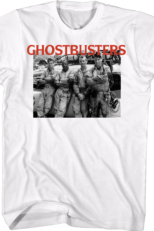 Black And White Photo Ghostbusters T-Shirt