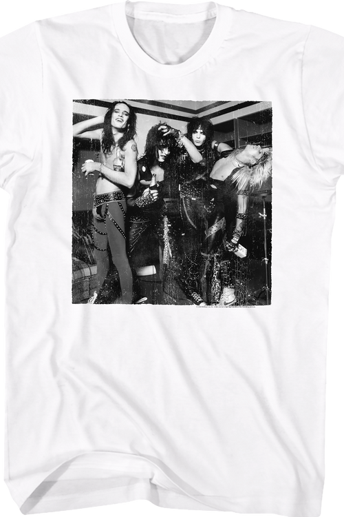 Black and White Photo Motley Crue T-Shirt