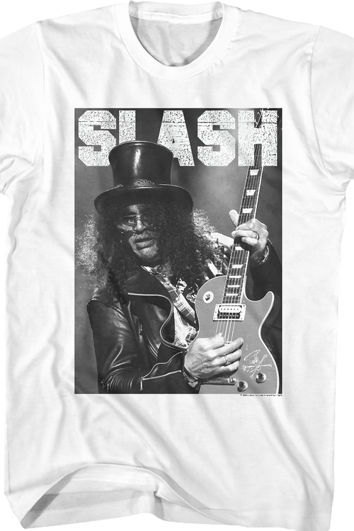 Black And White Photo Slash T-Shirt