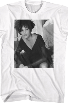Black And White Photo Whitney Houston T-Shirt