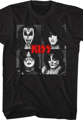 Black And White Photos KISS T-Shirt
