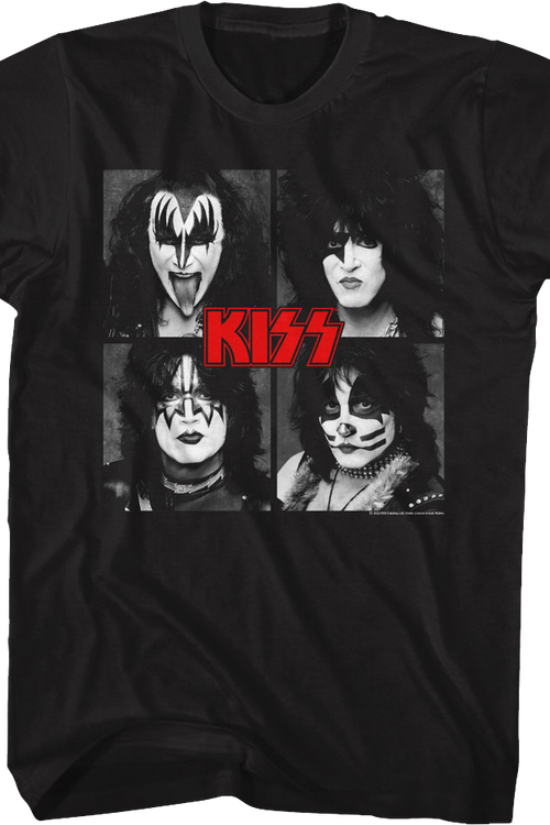 Black And White Photos KISS T-Shirt