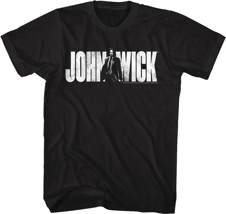 Black Distressed John Wick T-Shirt