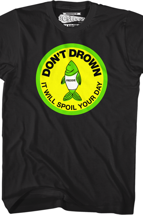 Black Freddie The Fish Shirt