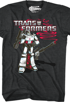 Black Heather Megatron Transformers T-Shirt