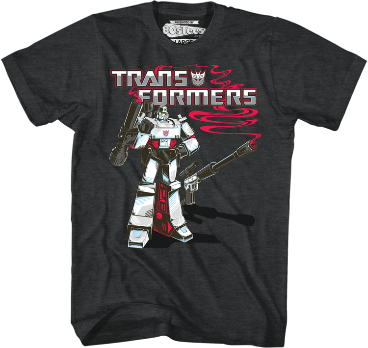 Black Heather Megatron Transformers T-Shirt