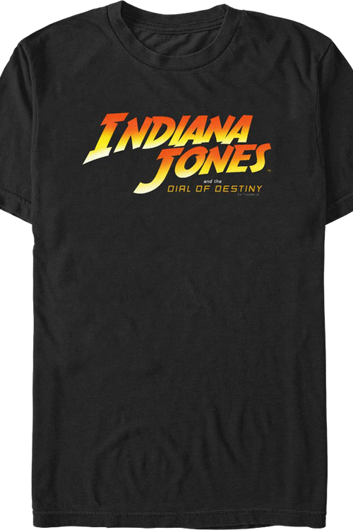 Black Indiana Jones and the Dial of Destiny T-Shirt