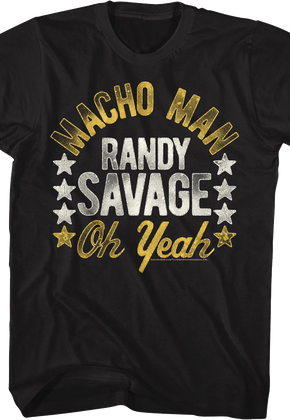 Black Macho Man Randy Savage Oh Yeah Shirt