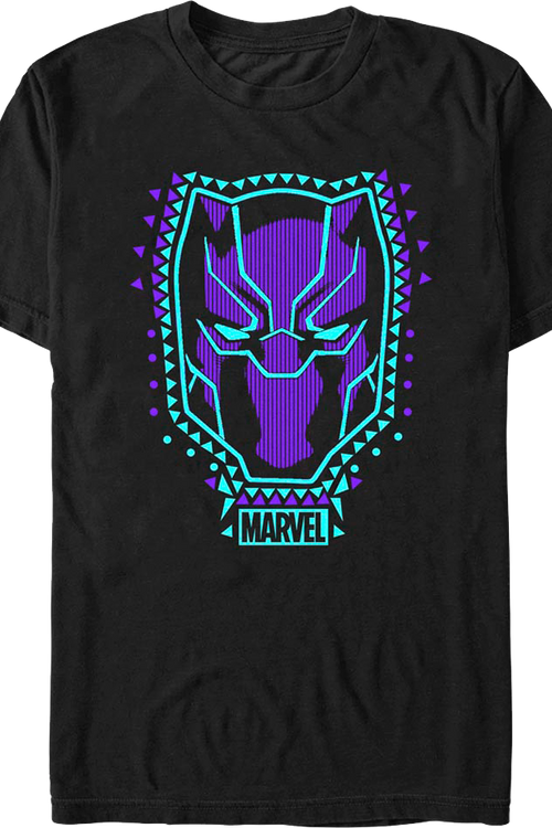 Black Panther Mask Marvel Comics T-Shirt