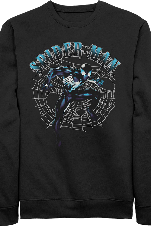 Black Suit Spider-Man Marvel Comics Sweatshirt