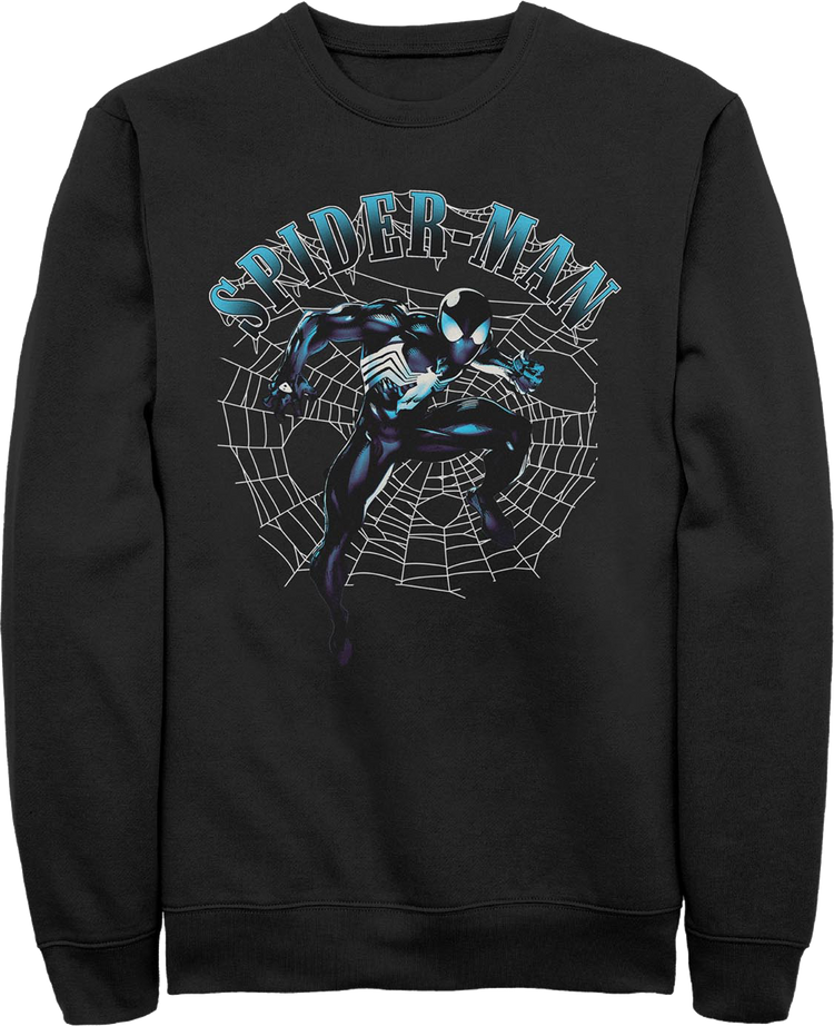 Black Suit Spider-Man Marvel Comics Sweatshirt