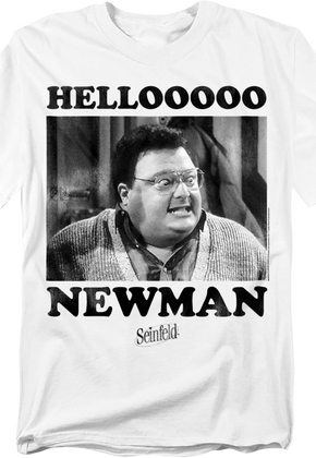 Black & White Hello Newman Seinfeld T-Shirt