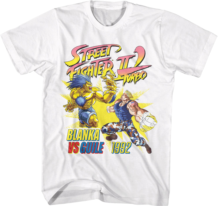 Blanka vs Guile Street Fighter II Turbo T-Shirt