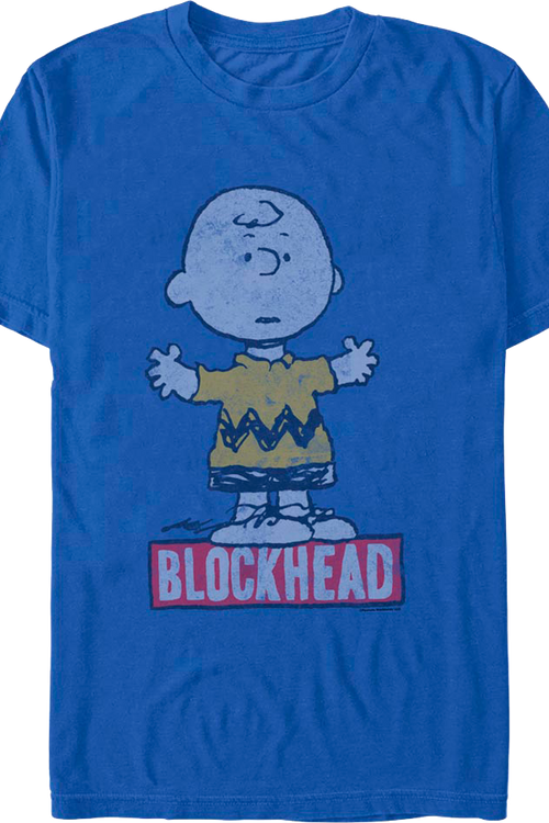 Blockhead Charlie Brown Peanuts T-Shirt
