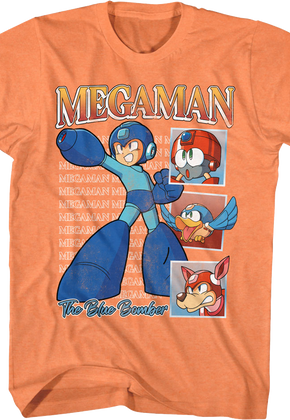 Blue Bomber Squares Mega Man T-Shirt