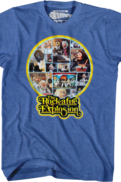 Blue 1st Album Back Cover Rock-afire Explosion T-Shirt