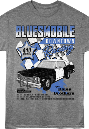 Bluesmobile Downtown Racing Blues Brothers T-Shirt
