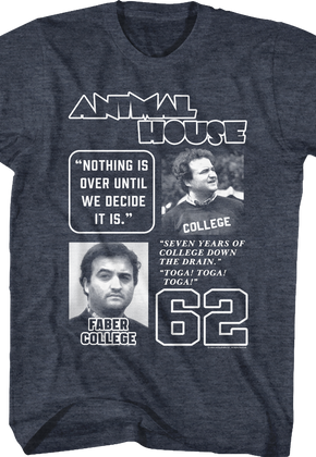 Bluto Quotes Animal House T-Shirt