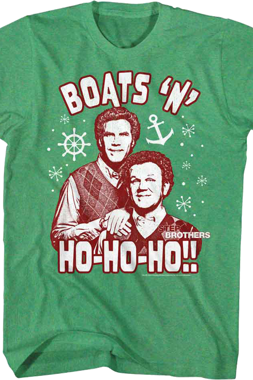 Boats 'N' Ho-Ho-Ho Step Brothers T-Shirt