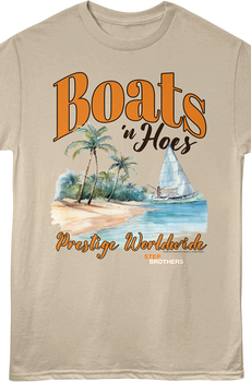 Boats 'n Hoes Prestige Worldwide Step Brothers T-Shirt
