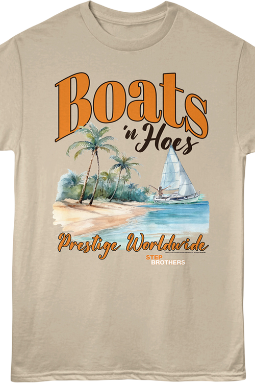 Boats 'n Hoes Prestige Worldwide Step Brothers T-Shirt