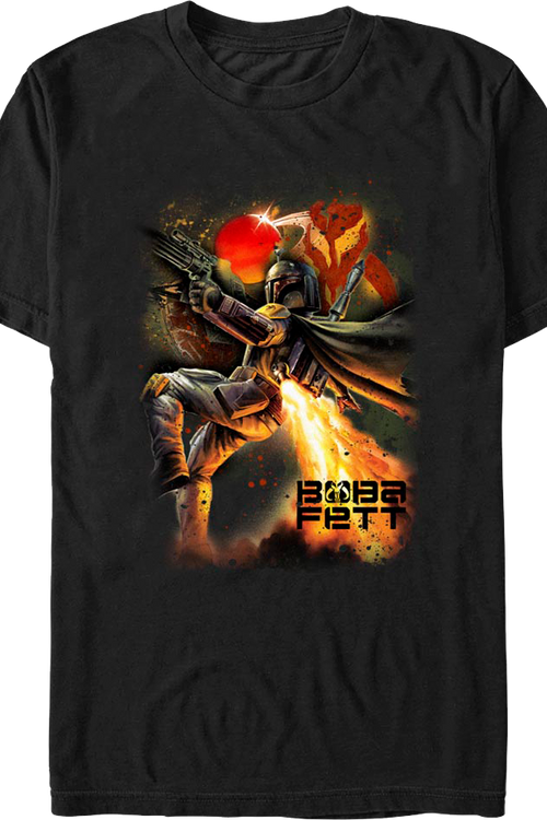 Boba Fett Galaxy Hunter Star Wars T-Shirt