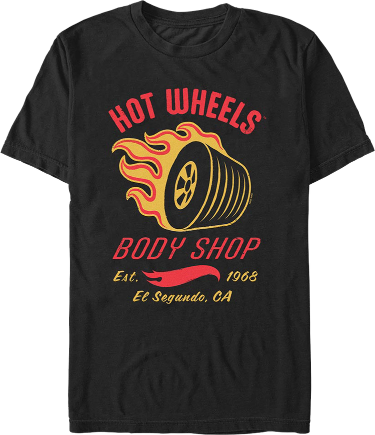Body Shop Logo Hot Wheels T-Shirt