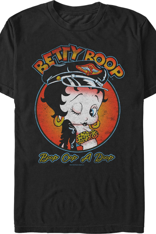 Boop Oop A Doop Biker Pose Betty Boop T-Shirt