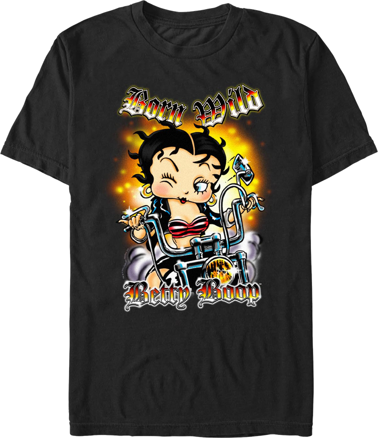 Born Wild Betty Boop T-Shirt