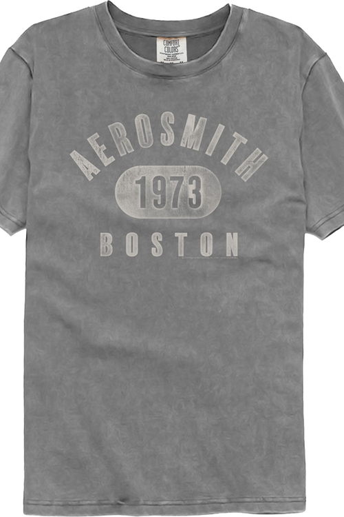 Boston 1973 Aerosmith Comfort Colors Brand T-Shirt