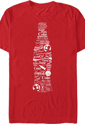 Bottle Shape Coca-Cola T-Shirt