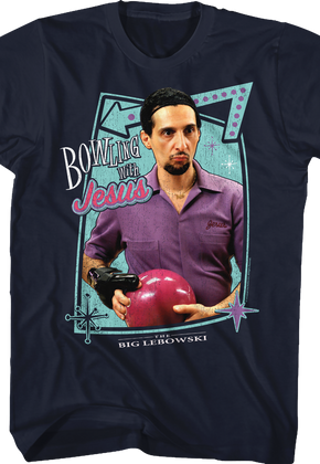 Bowling With Jesus Big Lebowski T-Shirt
