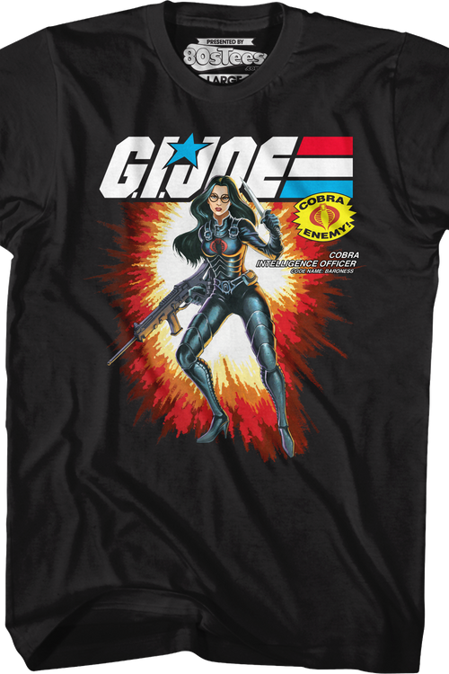 Box Art Baroness GI Joe T-Shirt