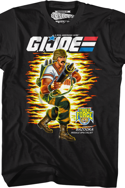 Box Art Bazooka GI Joe T-Shirt