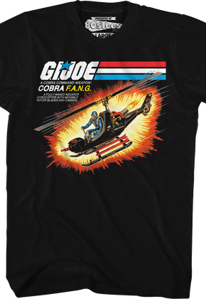 Box Art Cobra F. A. N. G. GI Joe T-Shirt