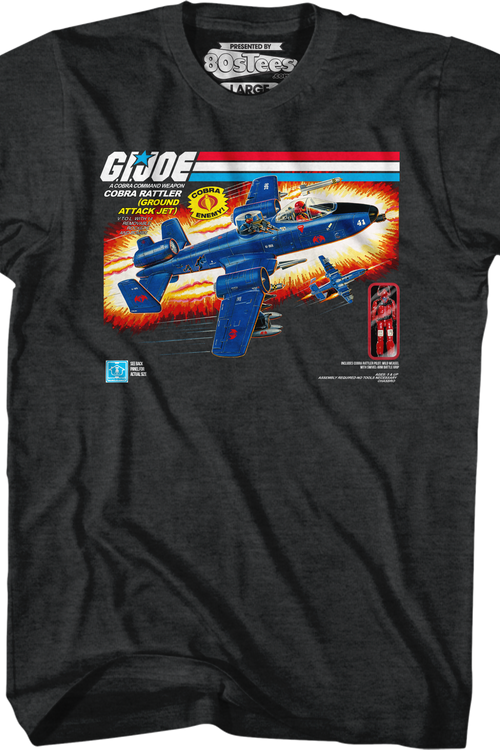 Box Art Cobra Rattler GI Joe T-Shirt