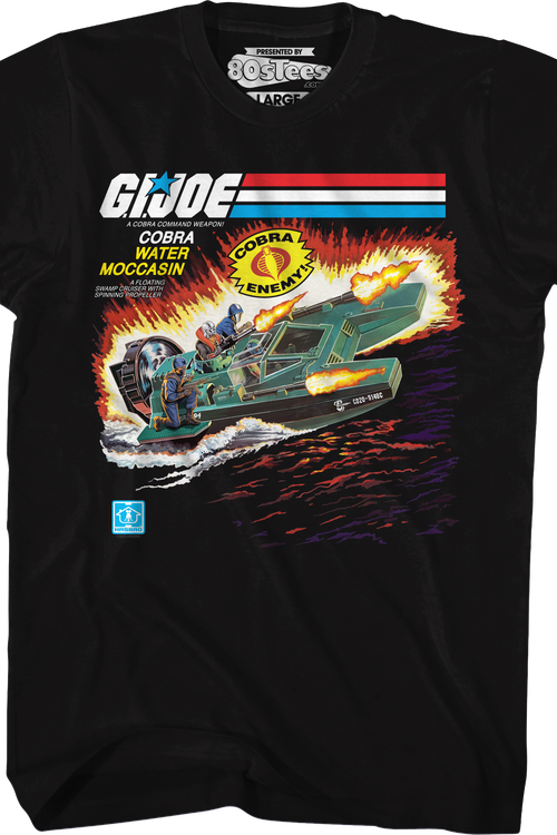 Box Art Cobra Water Moccasin GI Joe T-Shirt