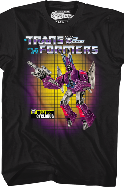 Box Art Cyclonus Transformers T-Shirt