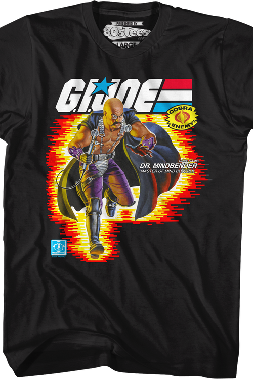 Box Art Dr. Mindbender GI Joe T-Shirt