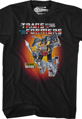 Box Art Grimlock Transformers T-Shirt