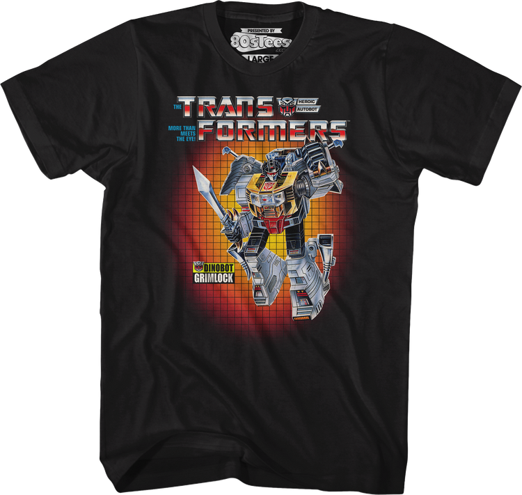 Box Art Grimlock Transformers T-Shirt